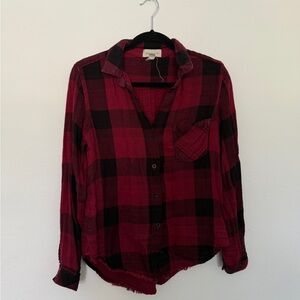 Cloth & Stone plaid shirt size small